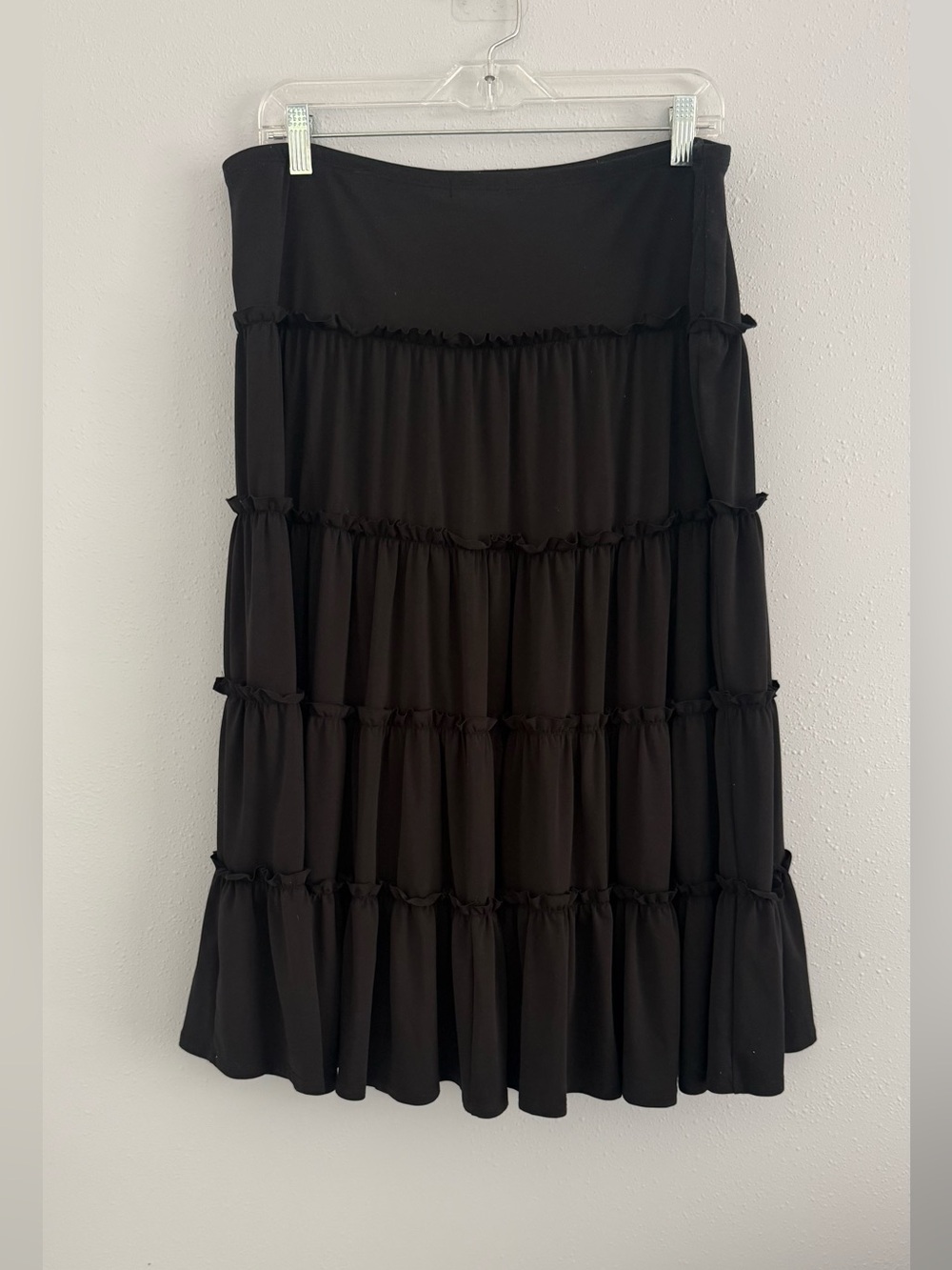 Women’s Tiered Black Skirt
